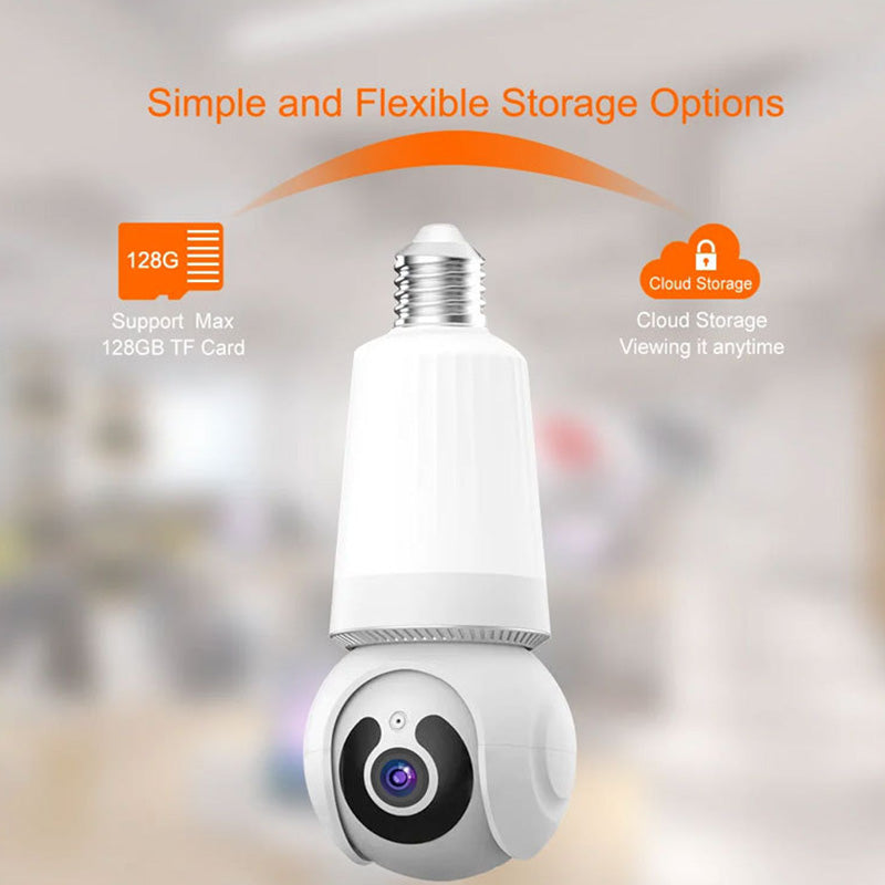 Smart WiFi Security Camera with Light