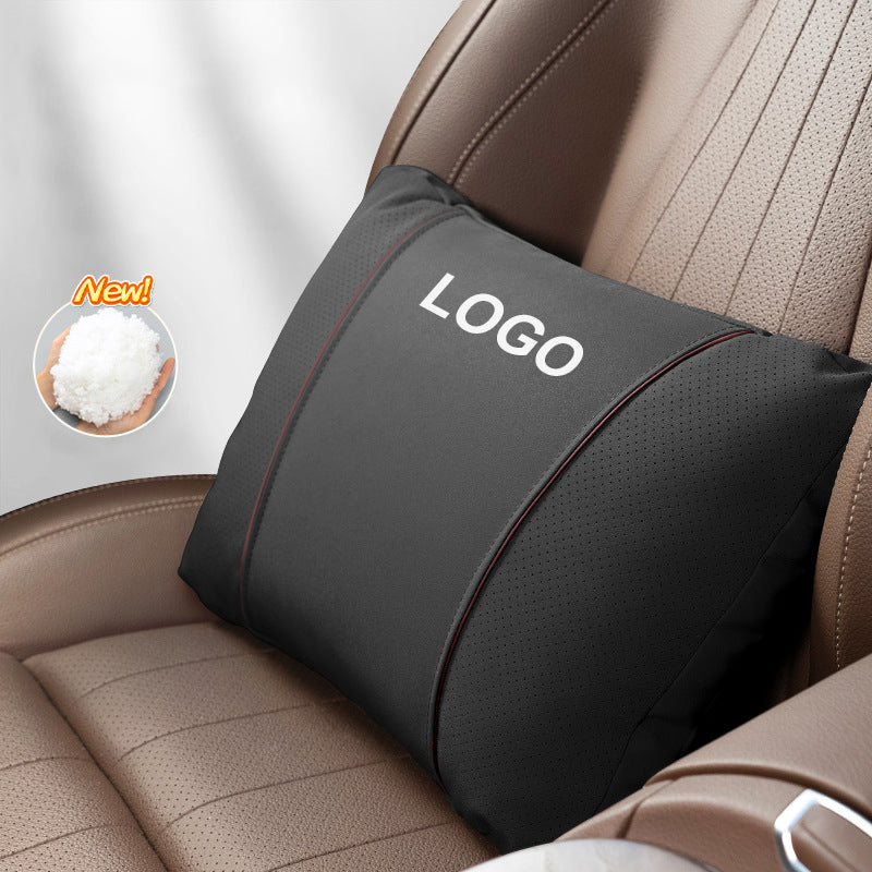 Car Memory Foam Headrest & Lumbar Support