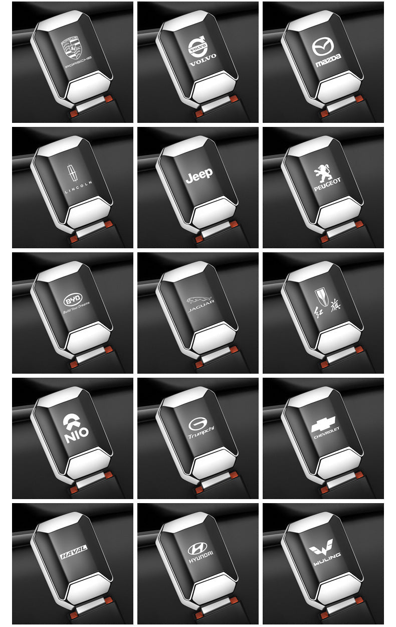 Vehicle-mounted galvanized zinc alloy seat belt buckle