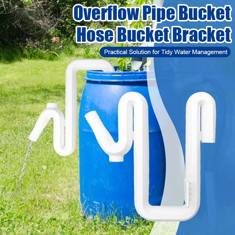 Overflow Pipe Bucket Hose Bucket Bracket