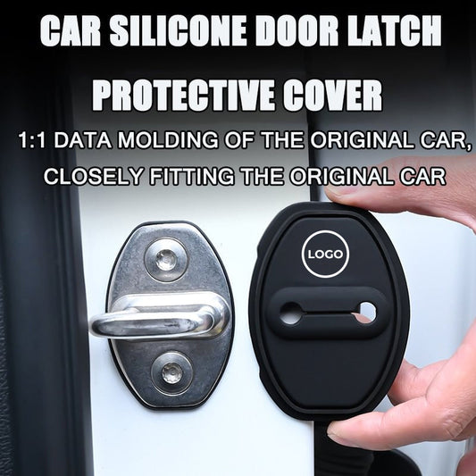 Car Silicone  Door Latch Protective Cover(4PCS)