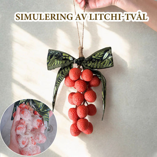 🍒Imitation lychee-shaped soap｜Fruit fragrance, exquisite and practical🍃
