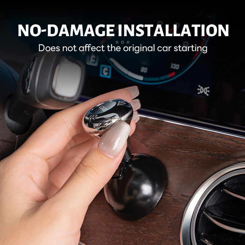 Car start button metal rocker ball