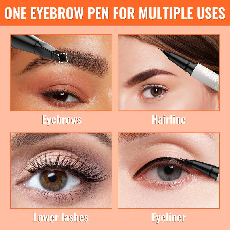 🌟 Achieve perfect brows - ✨ 4D brow pencil - for natural, perfect eyebrows and eyeliner all day long! 💁‍♀