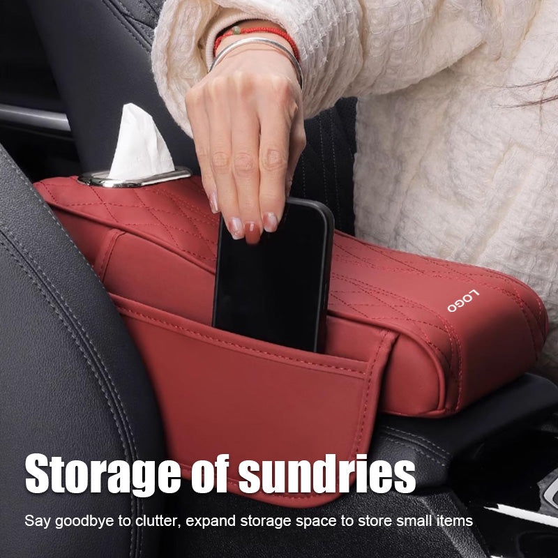 Universal Storage Bag Car Tissue Box Car Armrest Box Mat