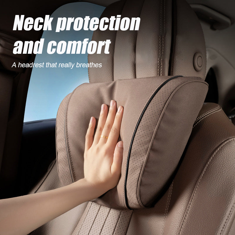 Car Memory Foam Headrest & Lumbar Support