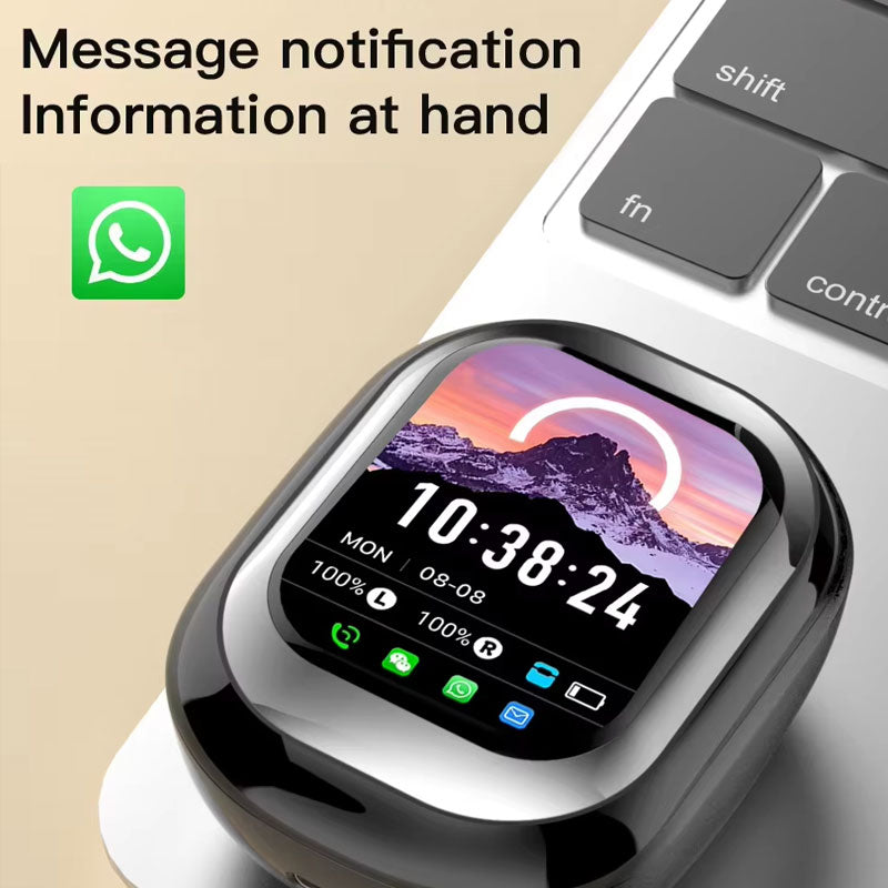 🎧Slide-Touch Bluetooth headset with AI translation