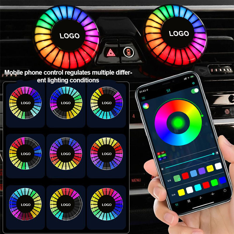 Car Aromatherapy Atmosphere Light Voice-Controlled Pickup Light🚗✨