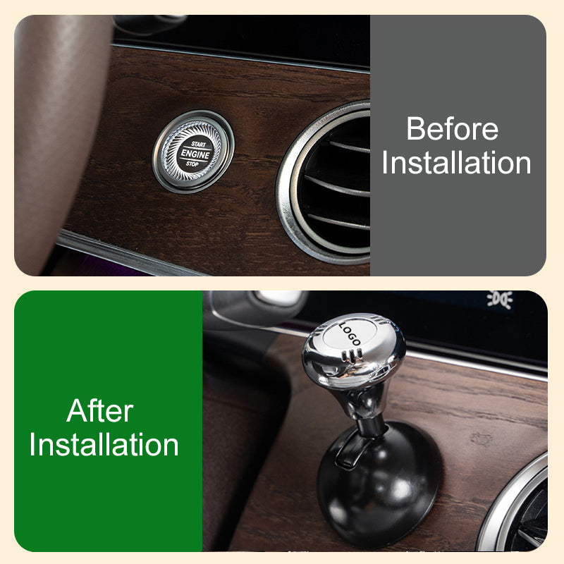 Car start button metal rocker ball