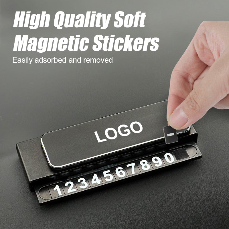 Metal Parking Number Plate