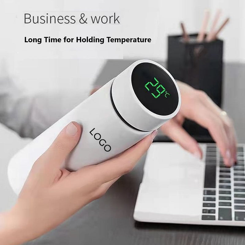 🎅🎁Christmas Special🎁🎅Stainless steel lettering intelligent temperature control insulation cup