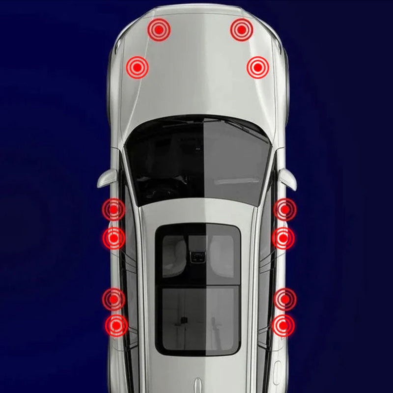 Car Logo Door Shock Stickers Silent Gasket Cushion Shock Absorbing Gasket