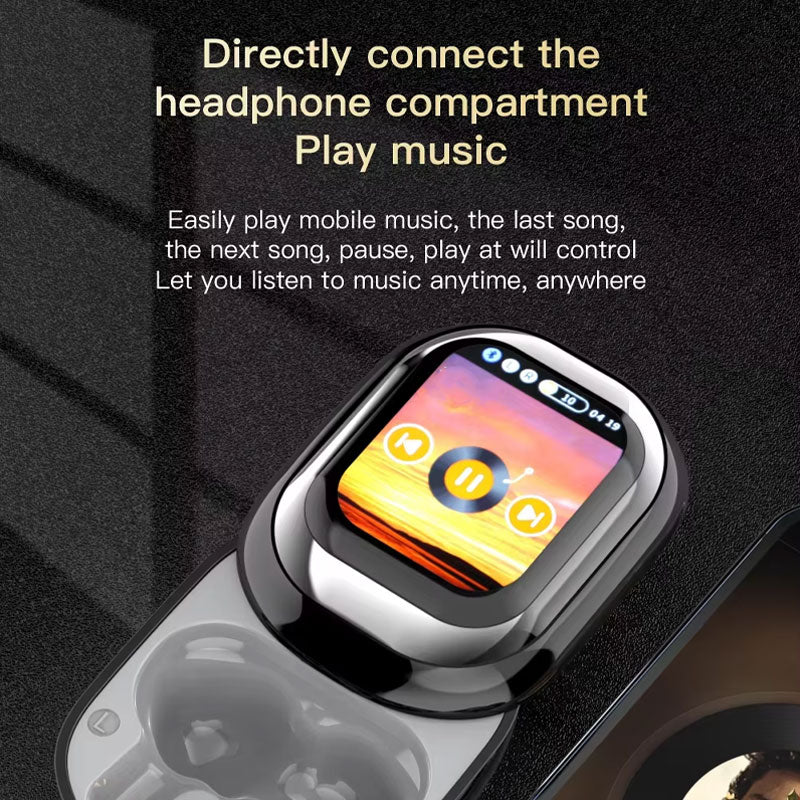 🎧Slide-Touch Bluetooth headset with AI translation