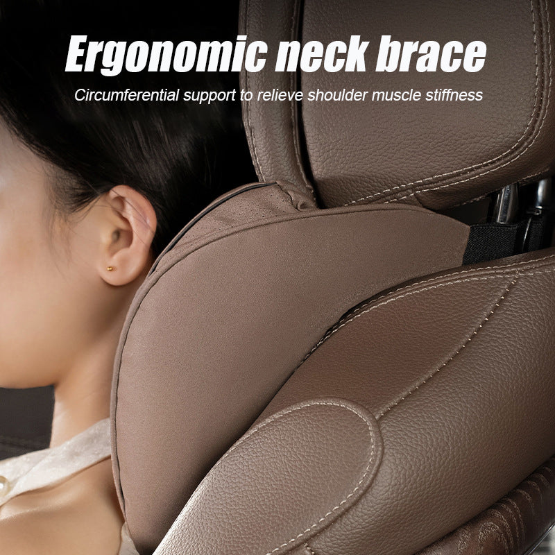 Car Memory Foam Headrest & Lumbar Support