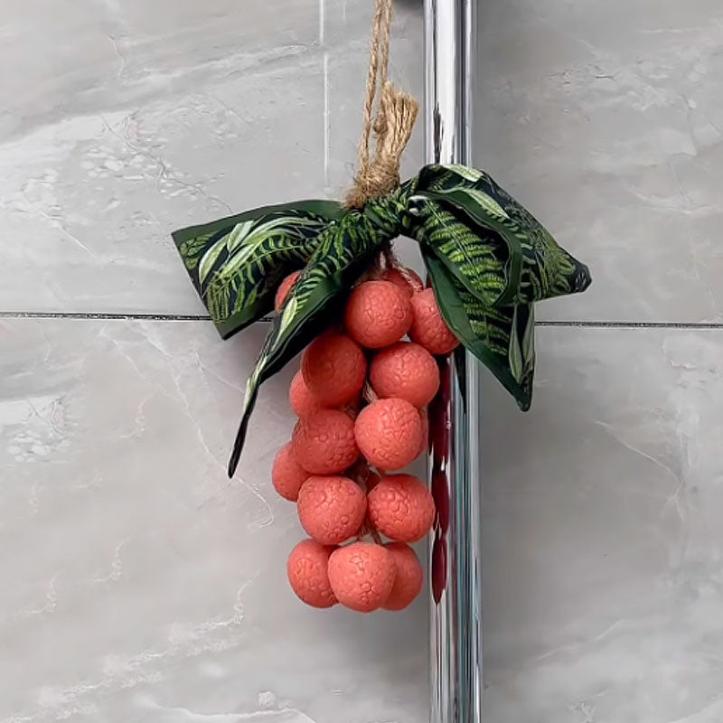 🍒Imitation lychee-shaped soap｜Fruit fragrance, exquisite and practical🍃