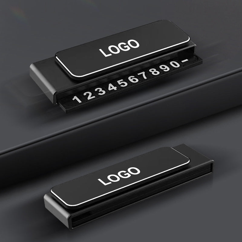 Metal Parking Number Plate