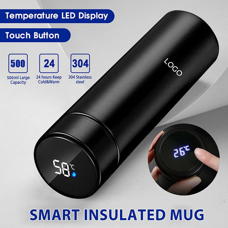 🎅🎁Christmas Special🎁🎅Stainless steel lettering intelligent temperature control insulation cup