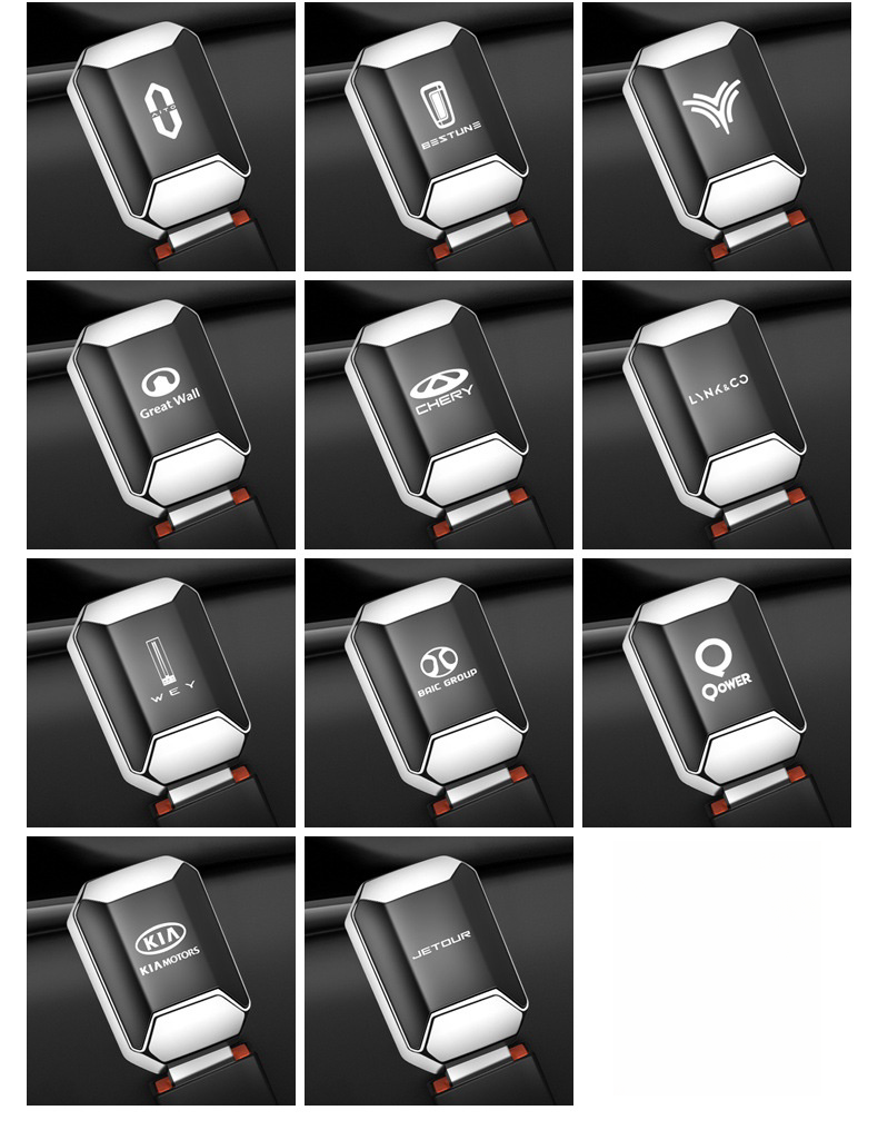 Vehicle-mounted galvanized zinc alloy seat belt buckle