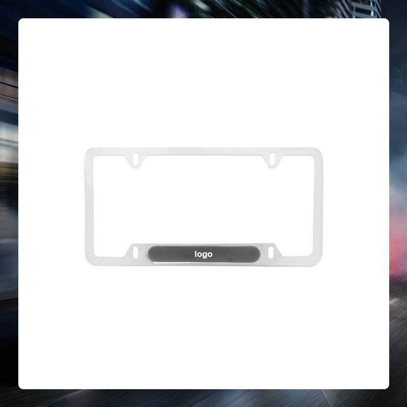 🚗 US Standard Aluminum Alloy License Plate Frame