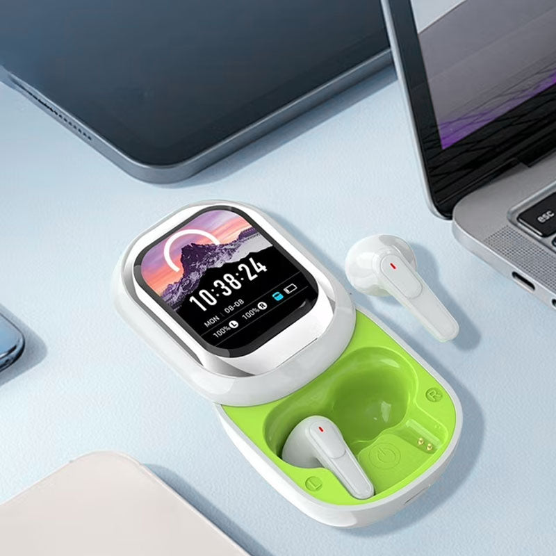 🎧Slide-Touch Bluetooth headset with AI translation