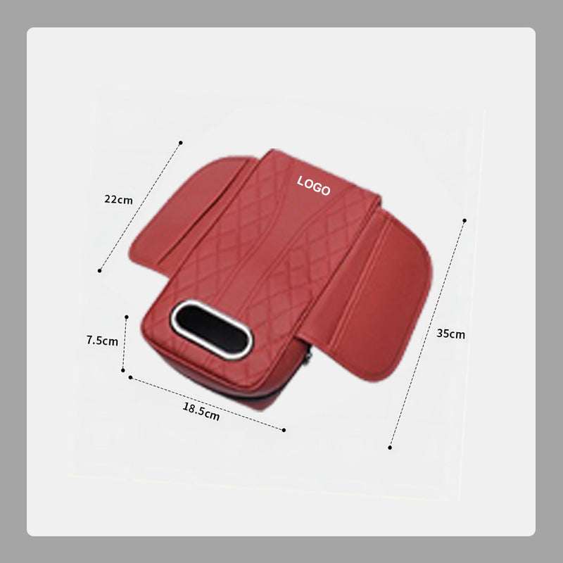 Universal Storage Bag Car Tissue Box Car Armrest Box Mat