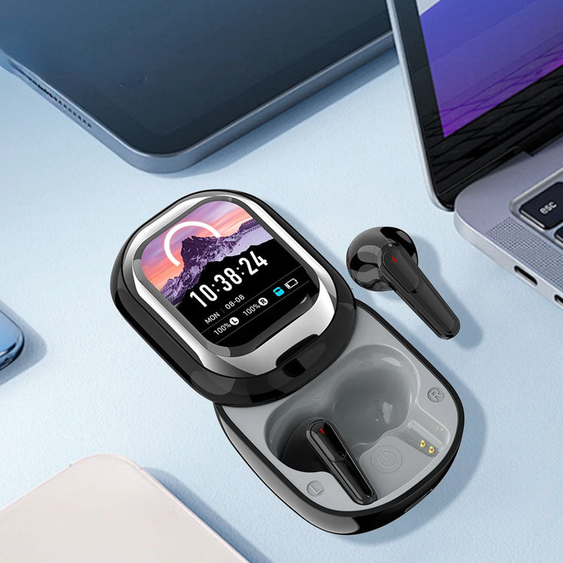 🎧Slide-Touch Bluetooth headset with AI translation