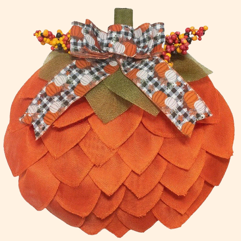 🔥 🍁Handmade Fall Pumpkin Wreath🎃