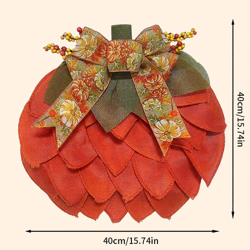 🔥 🍁Handmade Fall Pumpkin Wreath🎃