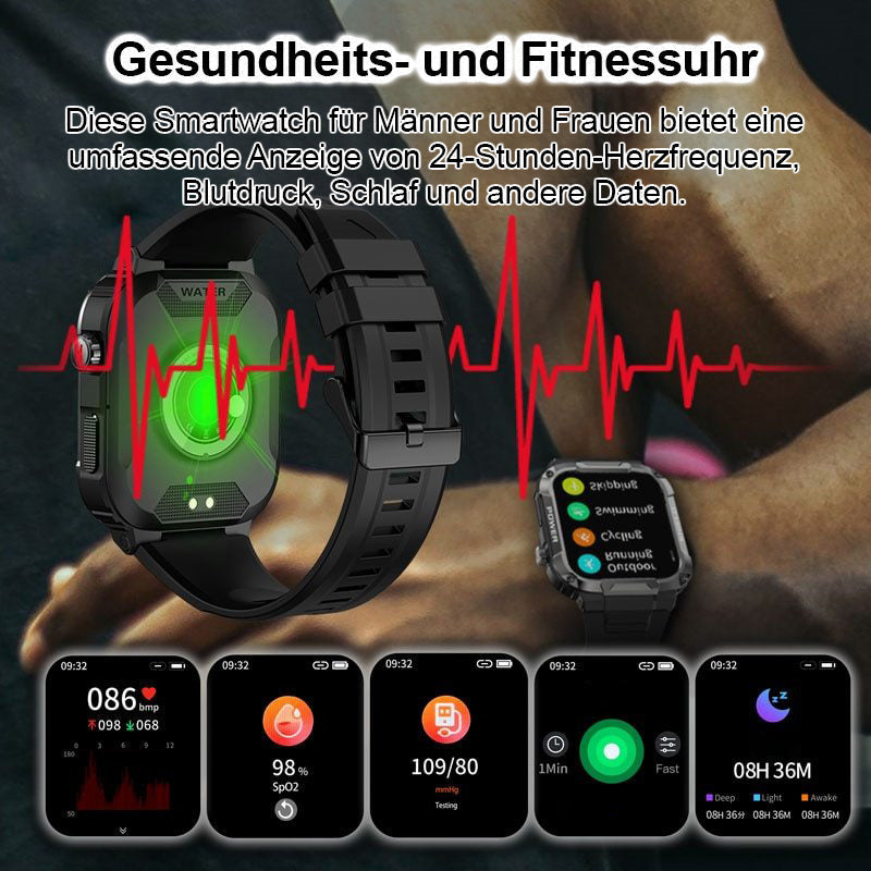 ⌚2024 IMPROVED MILITARY SMARTWATCH