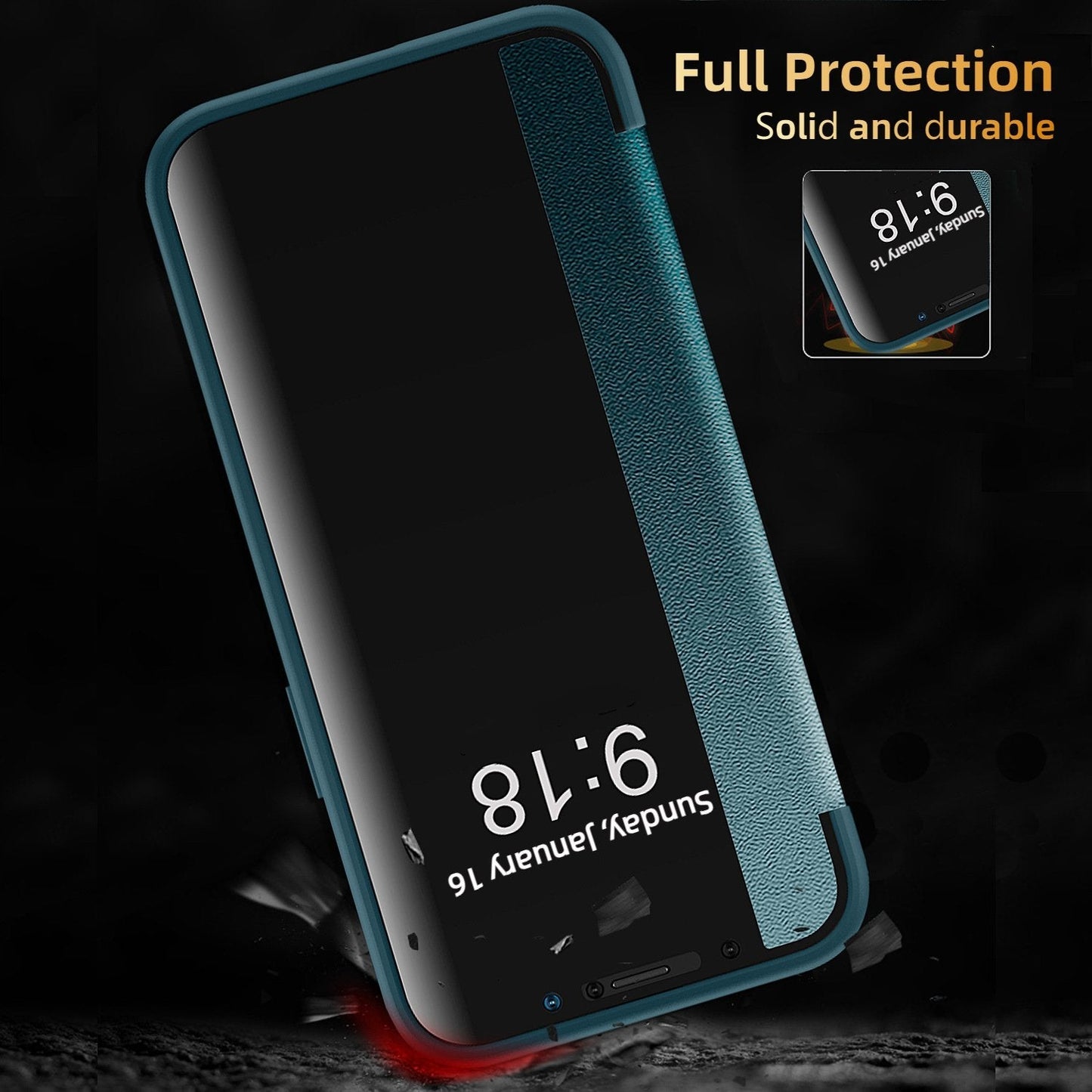 View Window Flip Folio Leather Case Cover(🔥16 series phone cases are now on sale)