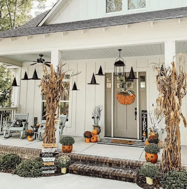 🔥 🍁Handmade Fall Pumpkin Wreath🎃
