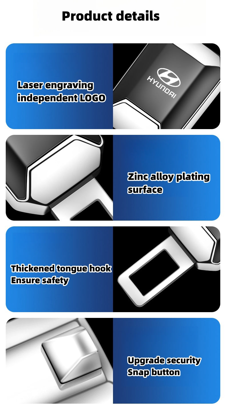 Vehicle-mounted galvanized zinc alloy seat belt buckle