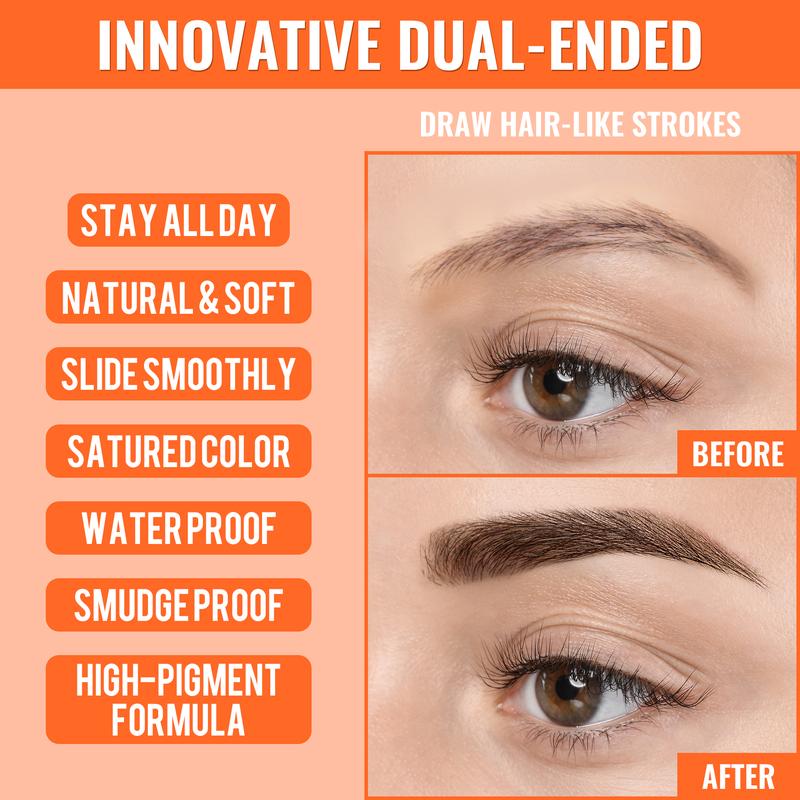 🌟 Achieve perfect brows - ✨ 4D brow pencil - for natural, perfect eyebrows and eyeliner all day long! 💁‍♀