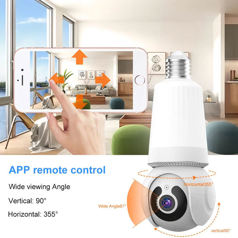 Smart WiFi Security Camera with Light