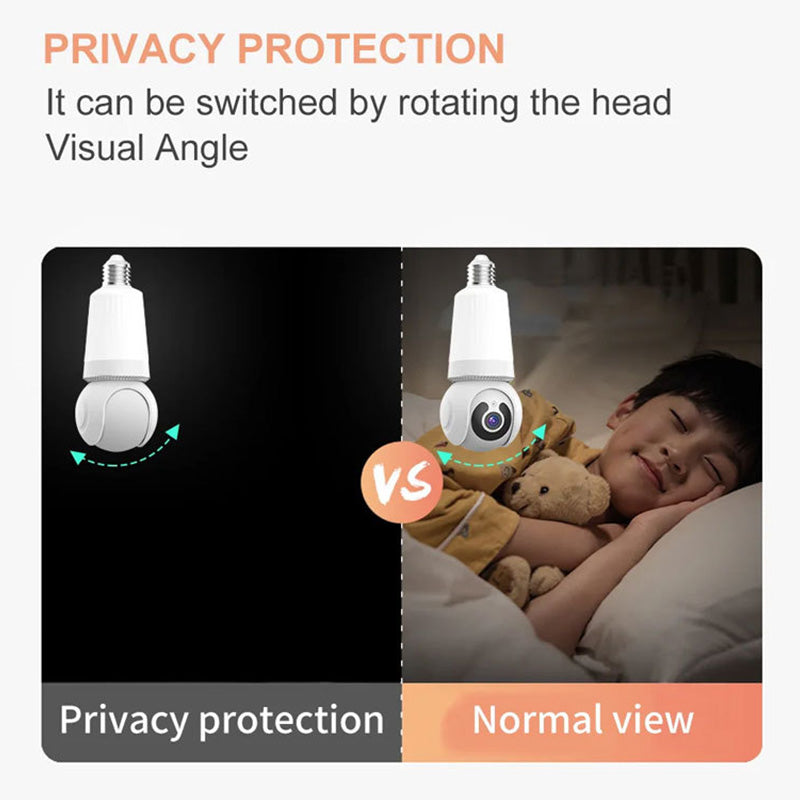 Smart WiFi Security Camera with Light